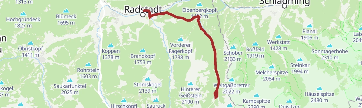 Route map: Forstauwinkl Tour (SW 12)